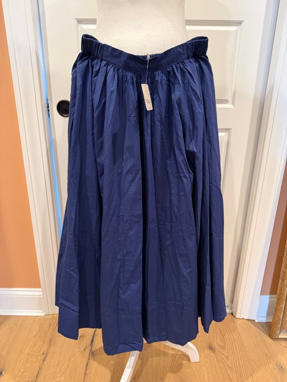 Free People NWT Blue Midi Skirt